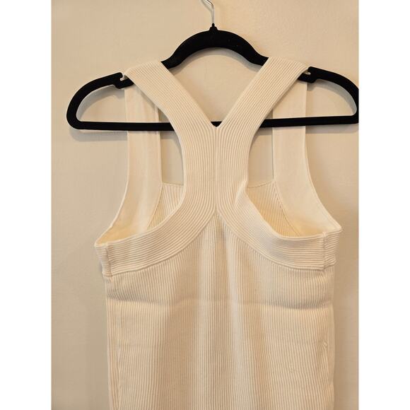 525 America Small Cream Square Neck Tank Sweater Dress NWT - Picture 5 of 9